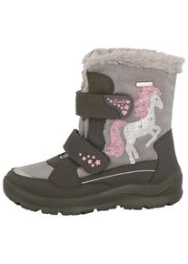 Lurchi , Kinder,Jugendliche , Winterstiefel »Kanani-SYMPATEX Blinkschuh« , Winterboots mit Blinkfunktion, Größenschablone zum Download , oliv-taupe...