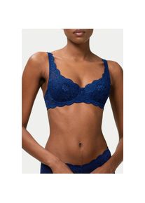 Triumph , Bügel-BH »Amourette 300 WHP X« Stretch-Spitze , DEEP WATER , Cup C , 80 -Cup C , 80 , BH mit leichter Polsterung und formenden Bügeln
