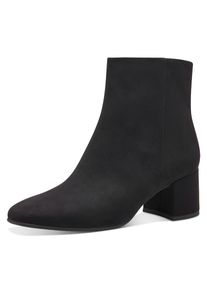 Marco Tozzi , Stiefelette, Blockabsatz, Businessschuh, Ankleboots mit Innenreißverschluss , schwarz , 36 , 36 , Eleganter Stiefelette in modischer...