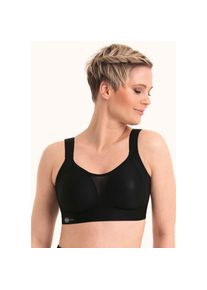 Anita active , Sport-BH »Smart Control«, clean Cut Ware, Cups nahtlos vorgeformt, innen hydrophiler Frottée , schwarz