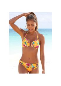 Sunseeker , Push-Up-Bikini-Top »Modern« mit Blumenprint , gelb-bedruckt , Cup B , 40 -Cup B , 40 , Mit modernem Blumenprint