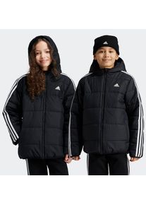 adidas Sportswear , Steppjacke »J ESS 3S PAD« , Black / White , 152 , 152 , Diese warme Jacke mit praktischen Taschen ist mit recycelten...