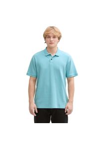 Tom Tailor Denim , Poloshirt, im Relaxed Fit , dusty blue , M , M , Polo Shirt von Tom Tailor Denim