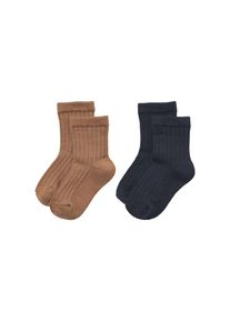Wheat , Socken »2 pk Wool Rib Socks Vilde«, (Packung, 2 Paar) , navy , 25-28 , 25-28 , Weiche Socken im 2-er Pack von Wheat für Mädchen und Jungen