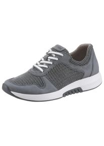 Gabor Rollingsoft , Keilsneaker, mit OPTIFIT-Wechselfußbett, Freizeitschuh, Halbschuh, Schnürschuh , grau , 41 , 41 , Keilsneaker mit typischer...