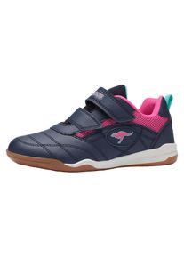 Kangaroos , Sneaker »Backyard 2.0 V«, Indoorschuh, Hallenschuh , dk navy/daisy pink , 29 , 29 , Vielseitiger Sneaker von Kangaroos mit Klettverschluss