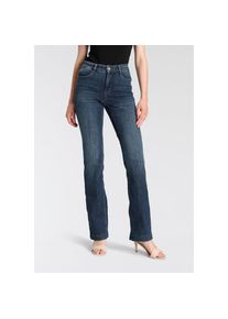 MAC, Damen, Bootcut-Jeans &raquo;Dream-Boot&laquo; Gerade geschnitten mit leicht ausgestelltem Bein, dark cobald blue authentic wash30, L&auml;nge 30, 38 -L&auml;nge 30, 
