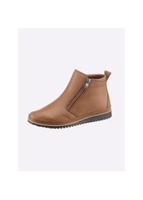 Andrea Conti , Stiefelette , cognac , 37 , 37 , aus Rind-Nappaleder