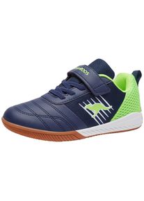 Kangaroos , Kinder , Sneaker »K5-Super Court EV« , dk navy/lime , 37 , 37 , Leichter Sneaker von Kangaroos mit Klettverschluss und Schnürung