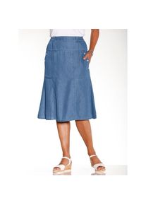 Classic Basics , Damen , Jeansrock , blue-bleached , 54 , 54 , weicher Denim