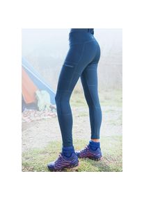 active by Lascana LASCANA ACTIVE , Funktionsleggings, Trekkinghose mit Reißverschlusstaschen , petrol , N-Gr , M (40/42) -N-Gr , M (40/42) , Angeraute Leggings mit...