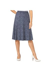 CLASSIC , Jerseyrock , marine-weiß-bedruckt , 38 , 38 , bequeme Schlupfform