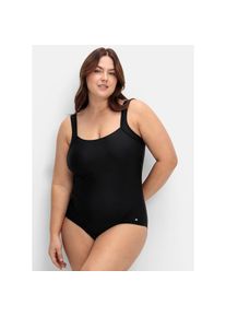 sheego , Damen , Badeanzug , schwarz , Cup F , 46 -Cup F , 46 , Cup B, C, D, E, F, G