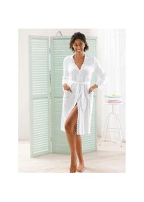 feel good , Bademantel , weiß , 100% Baumwolle , 36/38