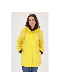 DEPROC Active , Regenjacke »Friesennerz ELLESMERE WOMEN«, auch in Großen Größen erhältlich , gelb , 36/38 (M) , 36/38 (M) , Urbaner Regenmantel mit...