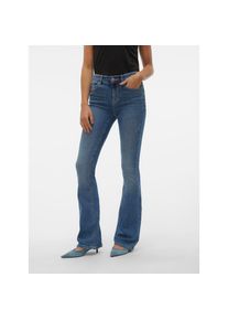 Vero Moda , Damen , Bootcut-Jeans »VMFLASH MR FLARED JEANS LI347 GA NOOS« , Medium Blue Denim , Länge 30 , XXL (44) -Länge 30 , XXL (44) ,...