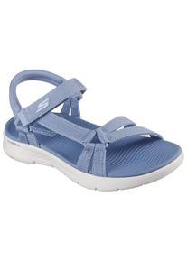 Skechers , Sandale »GO WALK FLEX SANDAL-SUBLIME-X«, Sommerschuh, Sandalette, Klettschuh, mit Goga Mat Footbed , hellblau , 39 , 39 , Sandale mit...