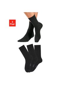 Bench. , Socken, (Packung, 3 Paar), Damensocken aus flauschigem Material mit wärmender Wolle , 3x schwarz , 35-38 , 35-38 , Kuschelige Wollsocken...