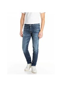 Replay, Herren, Slim-fit-Jeans &raquo;ANBASS Jeans&laquo;, DARK BLUE USED, L&auml;nge 30, 28 -L&auml;nge 30, DARK BLUE USED, Jeans von Replay