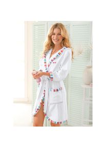 feel good , Damenbademantel , weiß , 100% Baumwolle , 52/54