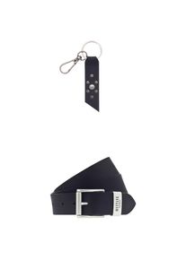 Mustang , Ledergürtel, (Set, 2 St.), Set mit Schlüsselanhänger , schwarz