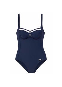 Lascana, Damen, Badeanzug mit Kontrastdetails und Shaping-Effekt, marine, Cup B, 44 -Cup B, marine, Im modernen Marine-Style