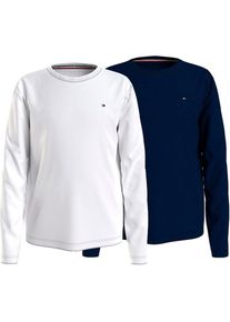Tommy Hilfiger Underwear , Langarmshirt »2P CN TEE LS«, (Packung, 2 tlg., 2er-Pack), mit Markenlabel , Desert Sky/White , 128/134 , 128/134 ,...