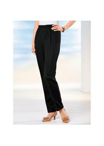 Classic Basics , Damen , Dehnbund-Hose , schwarz , Extrakurzgrößen , 275 -Extrakurzgrößen , 275 , optisch streckende Biesen