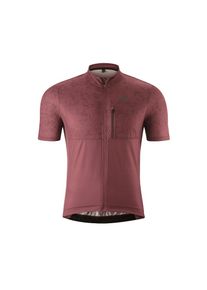Gonso , Radtrikot »PRESEGNO« Herren Radshirt kurzarm, atmungsaktives Fahrradtrikot mit Rückentasche , dunkelrot , S , S , Körpernahe Passform
