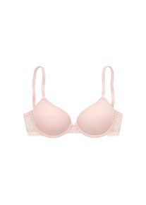 Lascana, Damen, Schalen-BH aus Bio-Baumwolle, puder, Cup A, 70 -Cup A, puder, Klassischer Schalen-BH aus Bio-Baumwolle (leicht wattiert)