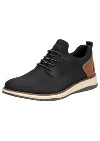 Rieker , Damen , Slip-On Sneaker , Halbschuh, Freizeitschuh, Schlupfschuh mit Gummizug , schwarz-braun , 41 , 41 , Sneaker mit kontrastfarbenem...