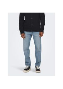 Only & Sons ONLY & SONS, Damen, Regular-fit-Jeans &raquo;ONSEDGE STRAIGHT BROMO 0017 DOT DNM NOOS&laquo;, Light Blue Denim, L&auml;nge 32, 30 -L&auml;nge 32, Light Blue Denim, Regular-