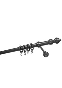 SN DECO GROUP , Gardinenstange »Filigrano«, 1 läufig-läufig, Fixmaß , schwarz , L: 120 cm