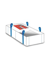 Grote zak asbestplaten, 320x125x30cm, 1500kg - Veilig asbest verwijderen