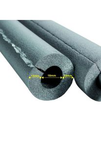 NMC Isolatie buis 1m, Ø 18 mm x 13 mm, zelfklevende buisisolatie