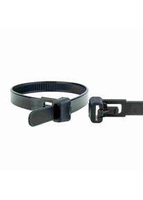 Herbruikbare Kabelbinders 120mm - 100 stuks - Zwart - Tuin & Kas