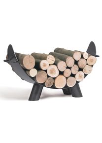Stalen Houtopslag Mila - Brandhoutrek, Modern & Weerbestendig, 70x44cm