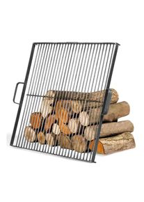 Vierkante Grillrooster Vuurschaal 60cm - Robuust Natuurstaal