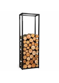 Stalen Kaminholzregal Cornel - 120x40x20cm, Houtopslag voor Openhaardhout