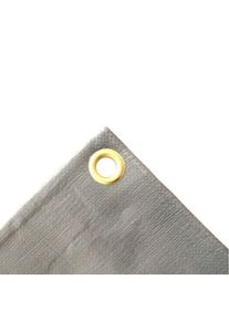 Boni-Shop® Afdekzeil waterdicht, 280g/m², 3x4 (12m²), grijs, reissfest dekzeil
