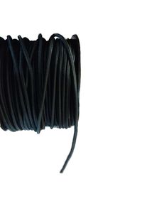 Boni-Shop® Expanderseil 6mm zwart, 40 meter – Gummikoord voor Planen