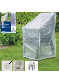 Boni-Shop® Transparante beschermhoes voor stapelstoelen 65x65x110/150cm