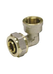 Boni-Shop® Schroefkoppeling Winkel 32mm x 3/4" IG - Ideaal voor Verbundbuis
