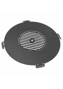 Vuurschaal Grillplaat 102cm met Grillrooster en Handvatten