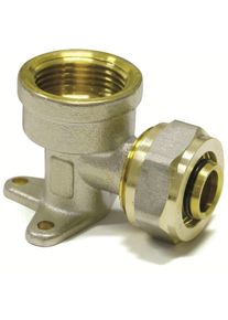 Boni-Shop® Schroefkoppeling wandhoek, Wandhoek schroefkoppeling 16mm, 16 x 2 - 1/2" IG, schroefkoppeling 16mm