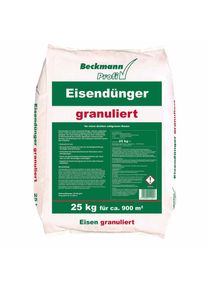 BECKMANN&BREHM 25 kg granulierter Beckmann IJzermest 2-4mm voor ca. 900m²