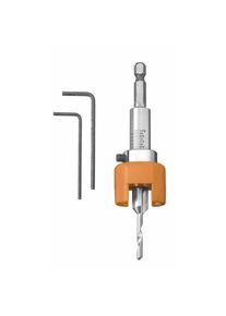 kwb Houtboor 4mm, HSS Boor met Verzinkboor