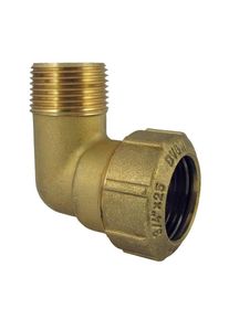 Boni-Shop® Messing PE Koppeling 90 Graden 25mm - Drinkwater & Gas