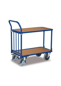 Cordes Duwbeugelwagen 400 kg met EasySTOP, blauw
