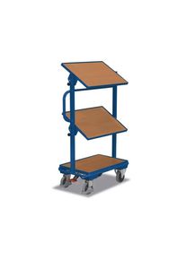 Cordes Bijzetwagen met 3 houten planken kantelbaar + EasySTOP